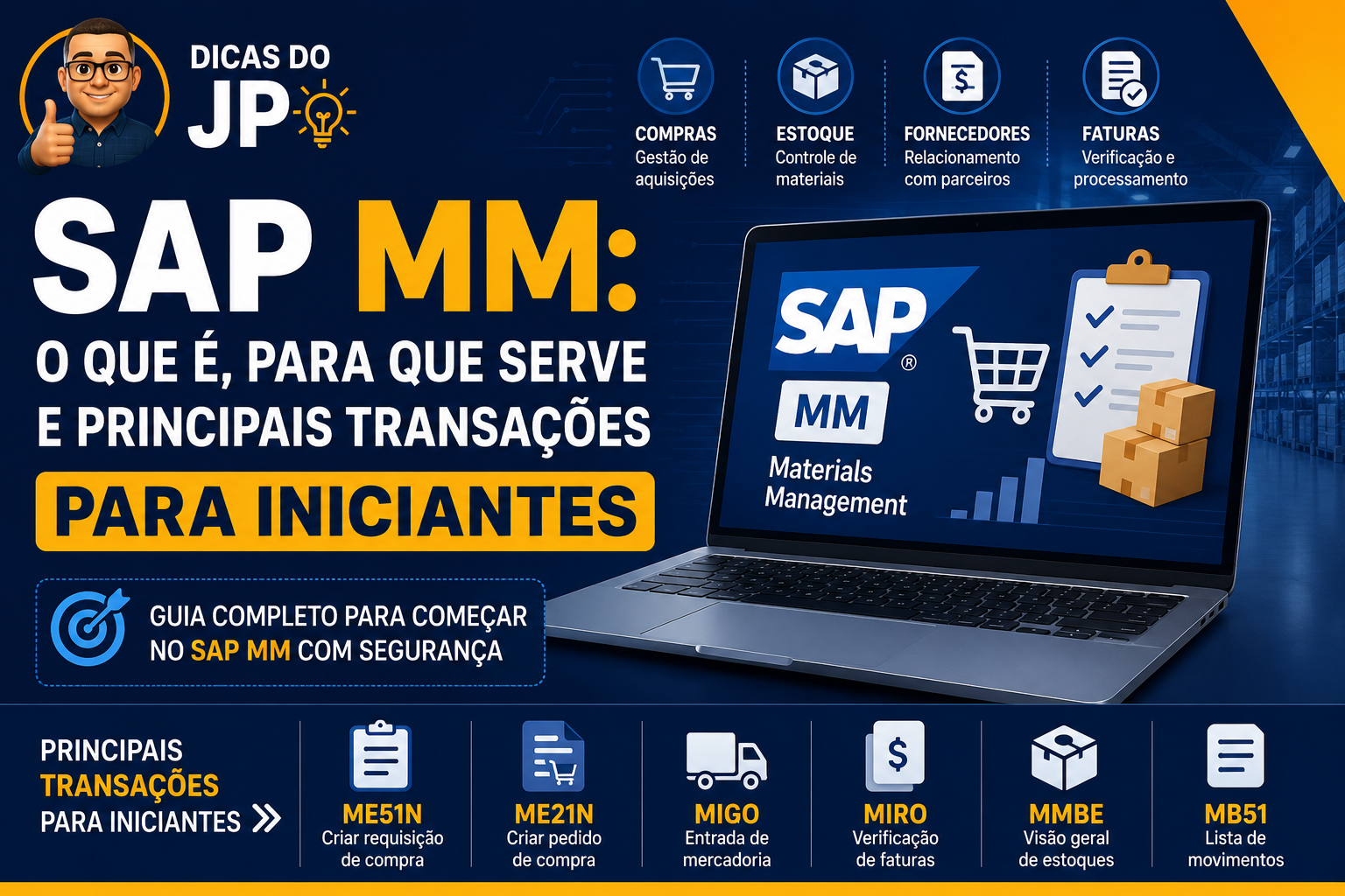SAP MM: O Que É, Para Que Serve e Principais Transações para Iniciantes