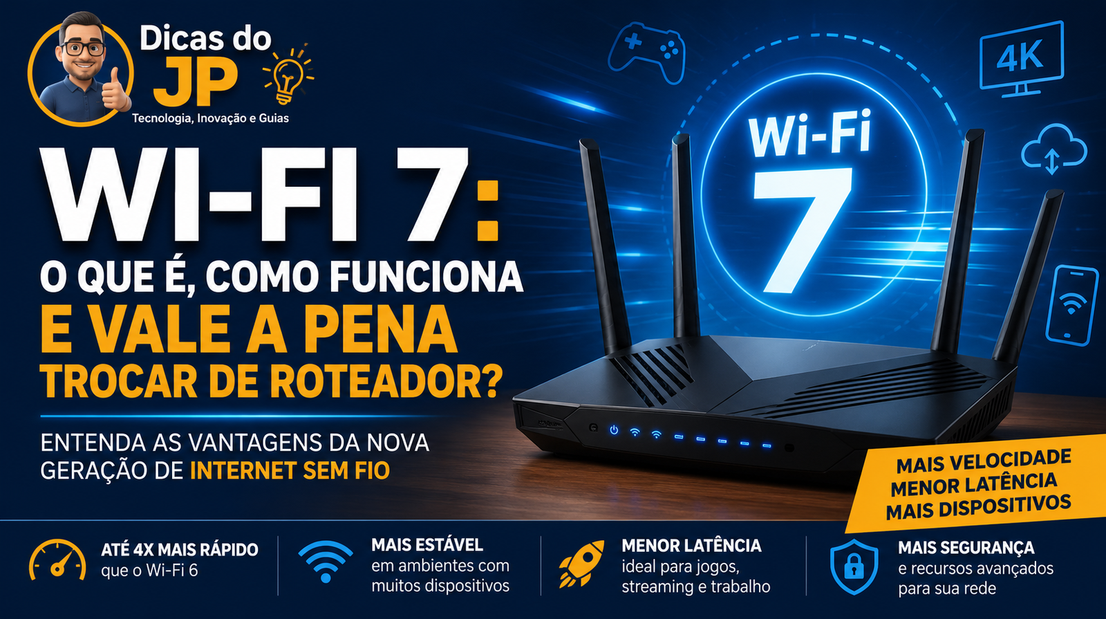 Wi-Fi 7: o que é, como funciona e vale a pena trocar de roteador?