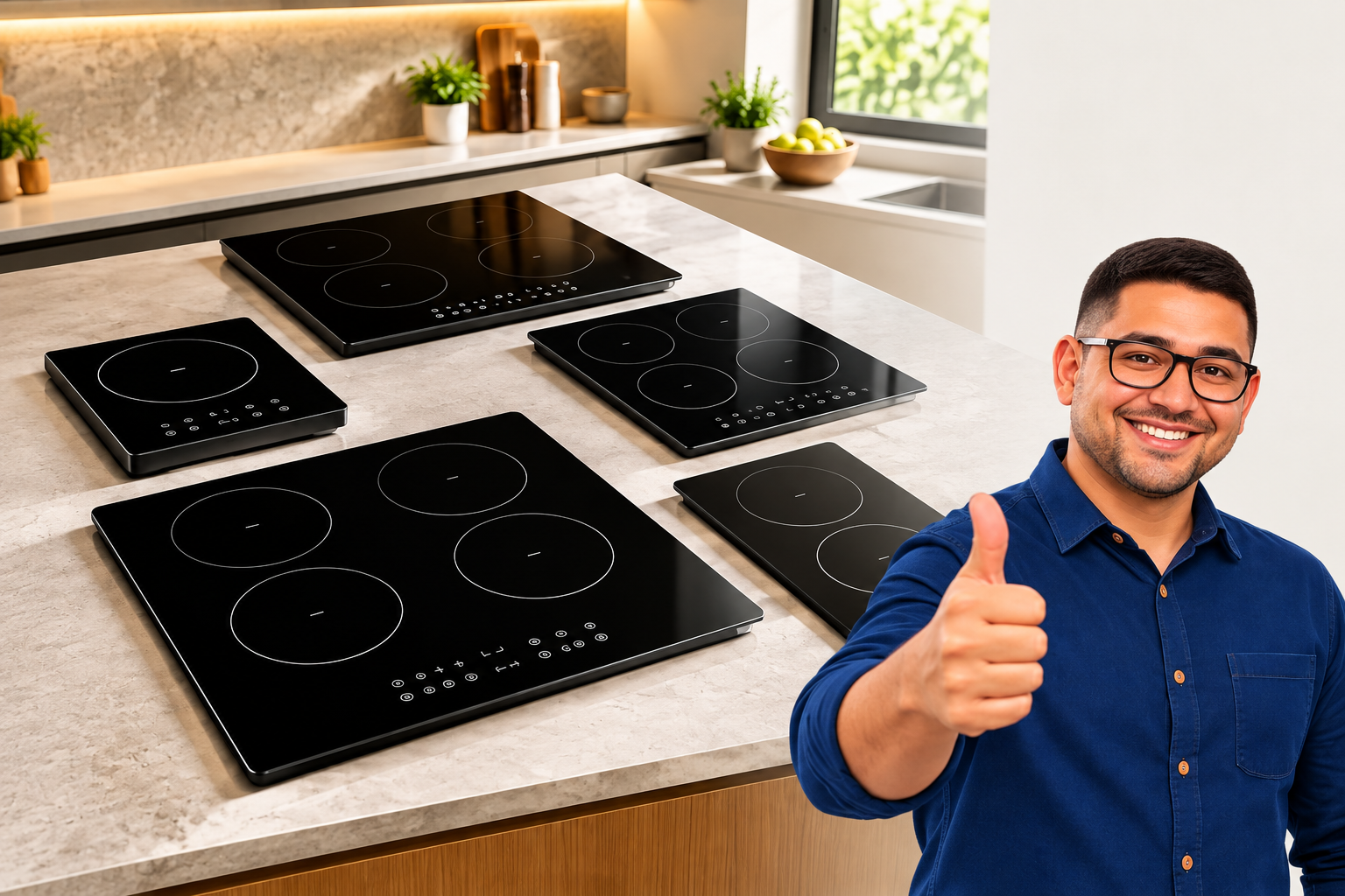 Comparativo de Cooktops de Indução: 7 Opções de 1 a 4 Bocas