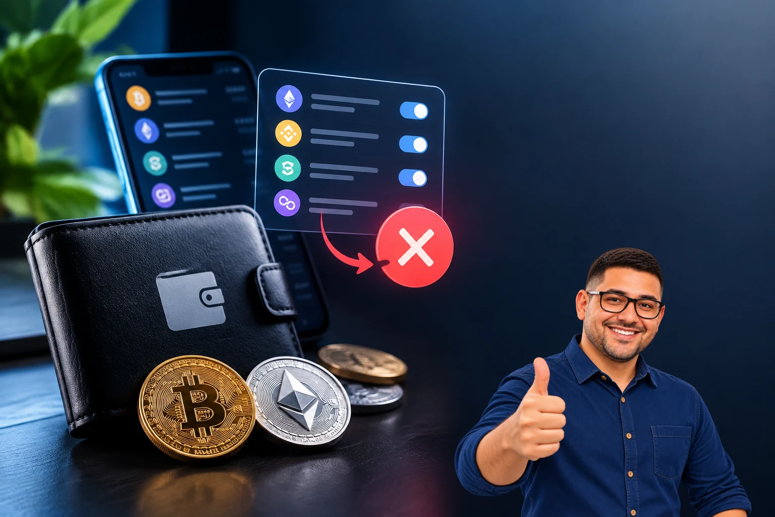 Como revogar permissões de tokens em carteiras cripto