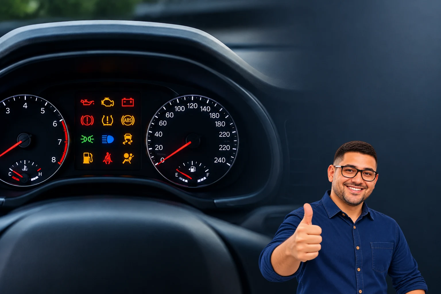 Luzes do painel do carro: o que cada símbolo indica