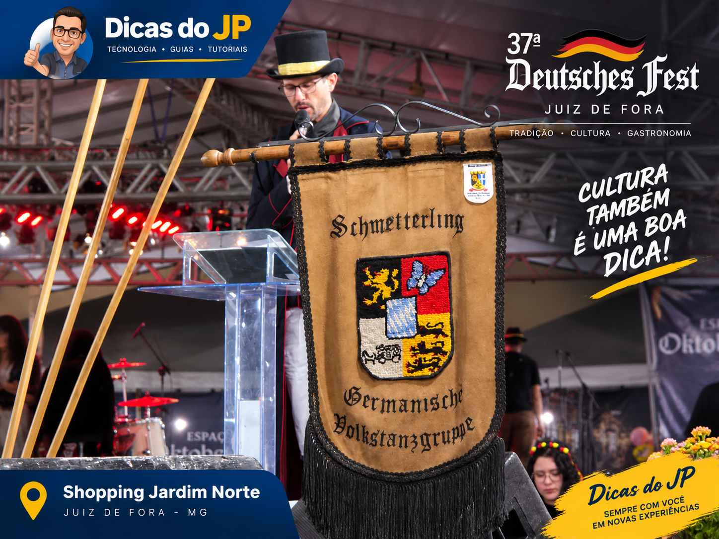 Tradição germânica durante a Festa Alemã de Juiz de Fora 2026