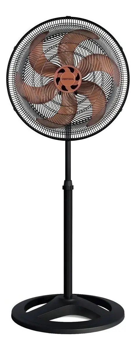 Ventilador De Coluna Turbo 40cm Bronze Ventisol Dourado-escuro Bronze