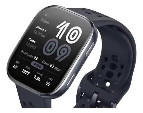 Smartwatch Amazfit Bip 6 Amoled 1,97 Gps 5 Atm Preto