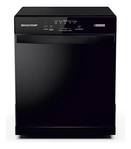 Lava Louças Brastemp 8 Serviços Preta - BLF08AE Preto - R$ 2.524,65