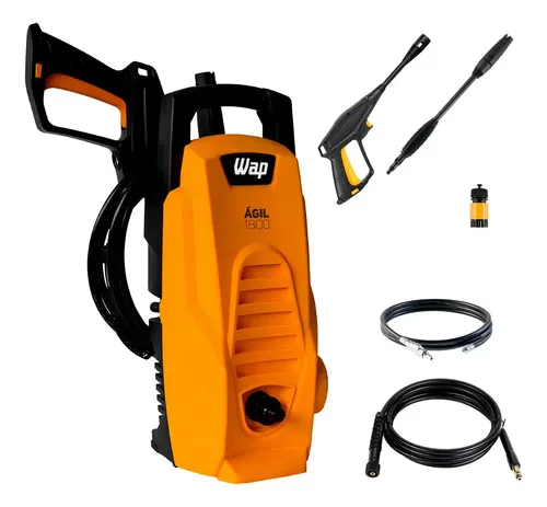 Desobstruidora Lavadora De Alta Pressão Wap Ágil Ultra 1800 Cor Amarelo Frequência 60 Hz - R$ 422,74