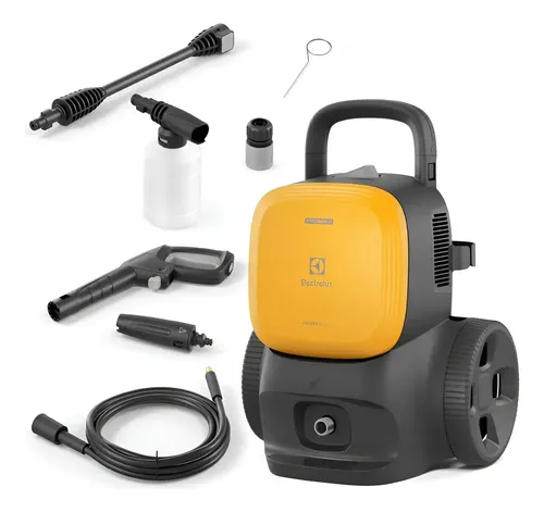 Lavadora De Alta Pressão Electrolux 1800psi 1400w (ews1800) Cor Amarelo Frequência Frequência 110v - R$ 432,15