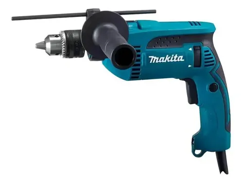Furadeira de Impacto Makita 220V 760W HP1640 Azul-turquesa - R$ 419,9