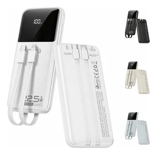 Carregador Portátil 10000mah Rápida Power Bank 22.5w Inova