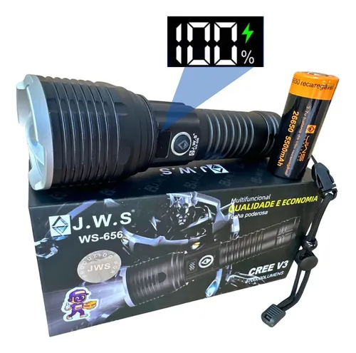 Lanterna P160 Mais Potente Que T9 T12 P90 Jws