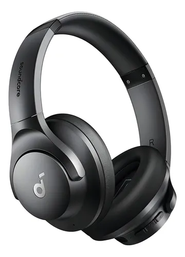 Fone de Ouvido Bluetooth soundcore Q20i da Anker, ANC Híbrido Ativo, 60H,Áudio Hi-Res Graves Potentes, Cancelamento de Ruído Headphone Bluetooth Over Ear, Personalização de Som via App, Preto