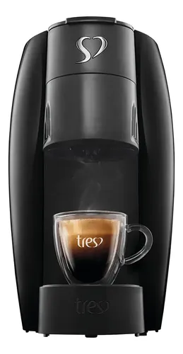 Cafeteira Espresso Lov Preta v - Tres 3 Corações Preto